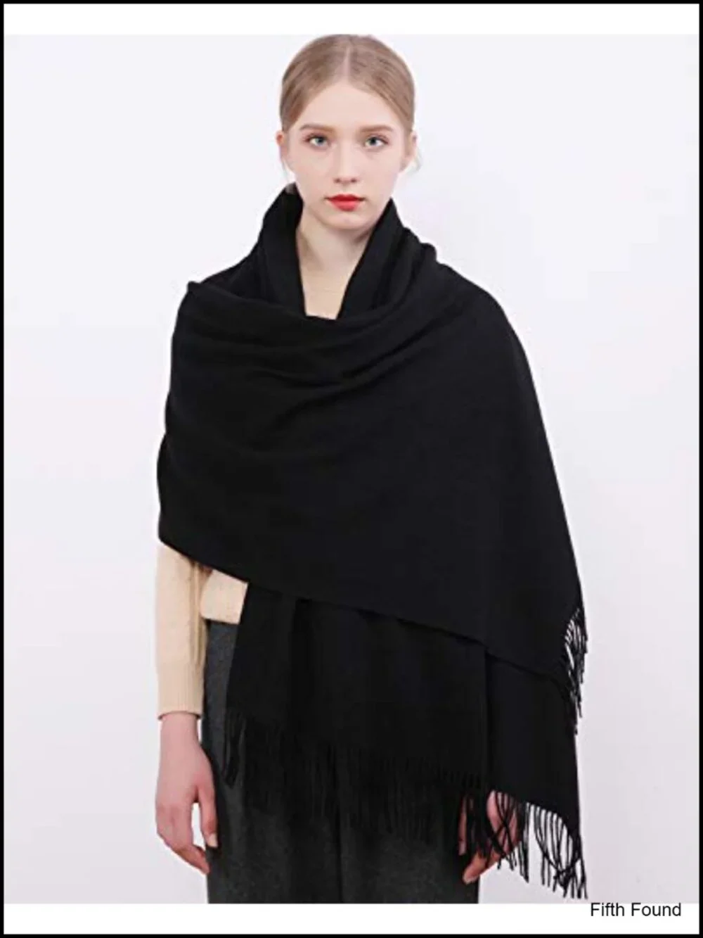 Large Soft Pashmina Shawl Wrap Evening Dress Winter Scarf